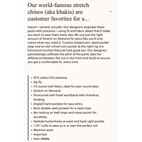 J.CREW Pants Mens 33 x 29 Gray 770 Straight Fit Chinos Stretch AR886 - Picture 12 of 12